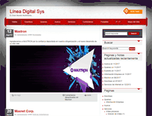 Tablet Screenshot of lineadigital-sys.com